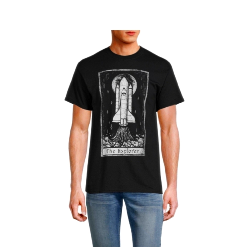 Mens space shuttle tshirt size M